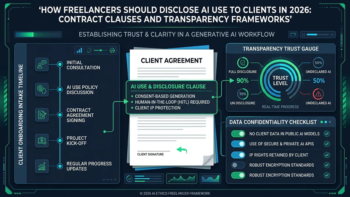 How Freelancers Should Disclose AI Use to Clients in 2026