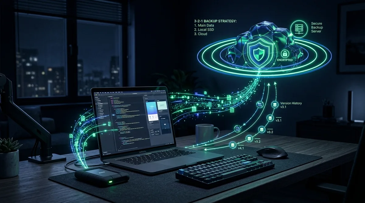 Cloud backup for freelancers in 2026: automated 3-2-1 backup strategy, encrypted cloud storage, and local external SSD drive