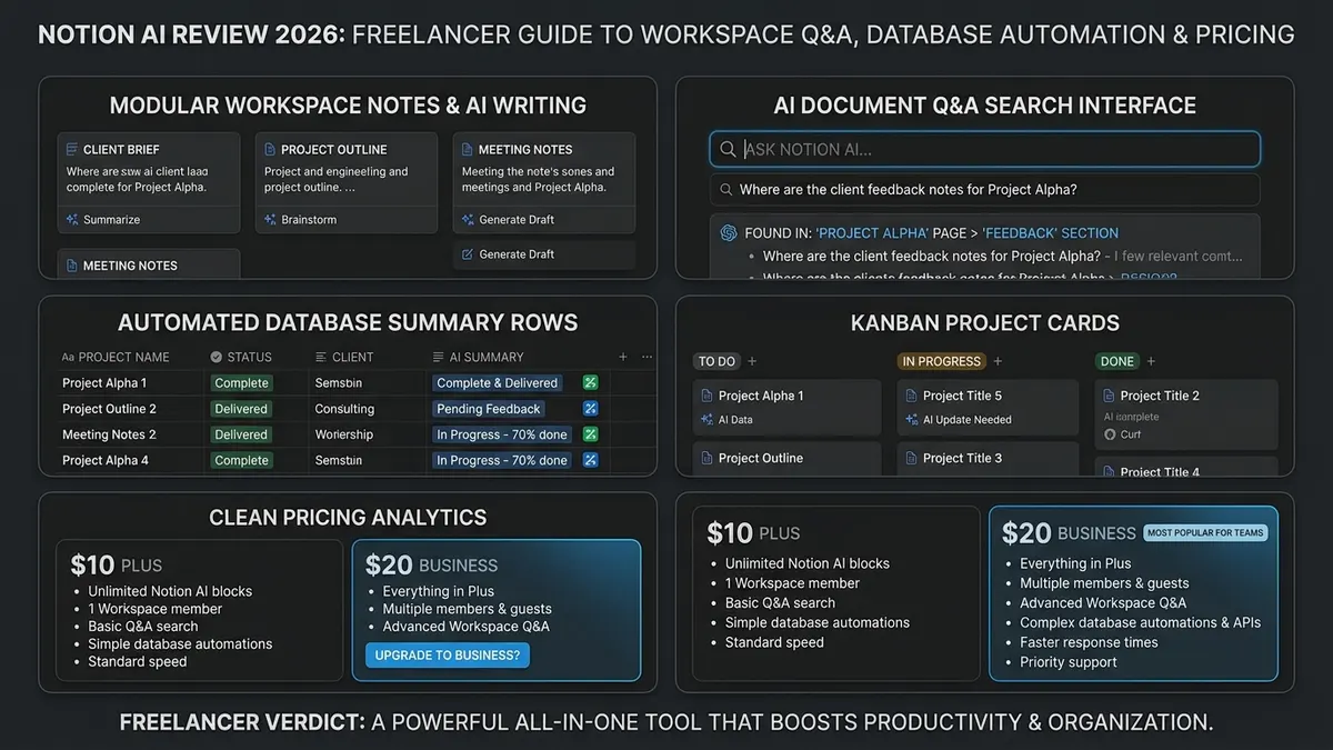 Notion AI Review 2026: Worth the Upgrade for Freelancers?