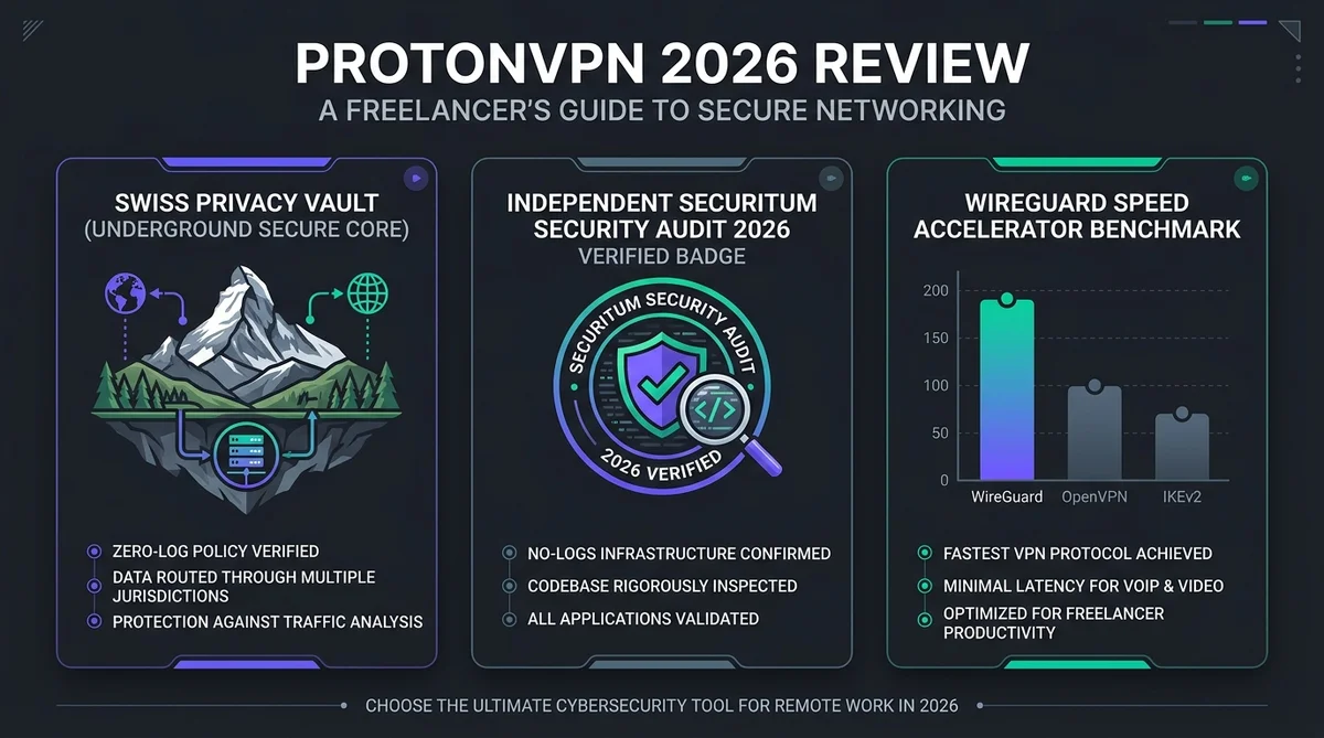 Proton VPN Review 2026: Swiss privacy vault, Securitum audit, and Secure Core architecture
